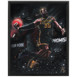 King James “King Me” - Spector Sports Art - 16 X 20 Canvas / Framed