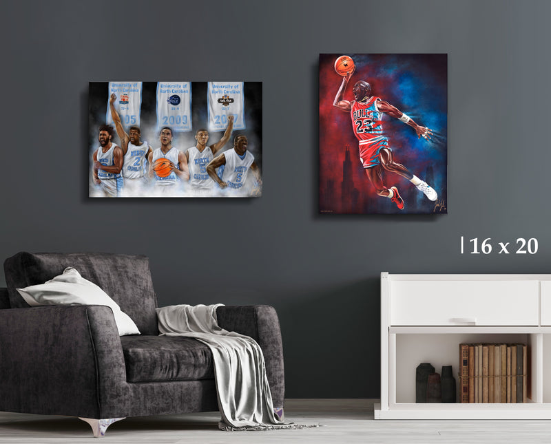 Tar Heel Bundle - Canvas Collection - Spector Sports Art - 16 X 20 Canvas (20% OFF)
