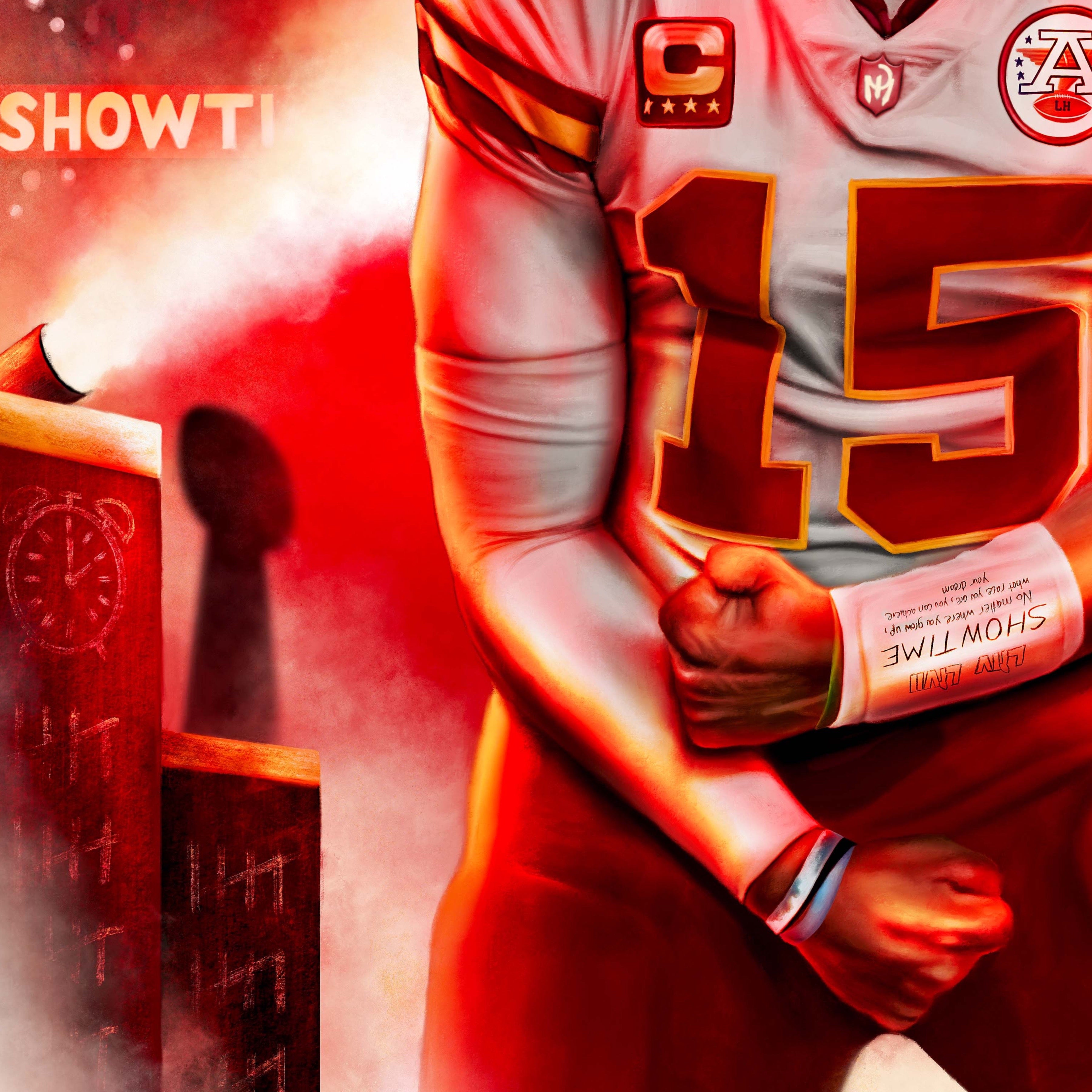 Patrick Mahomes “SHOWTIME” - Spector Sports Art -