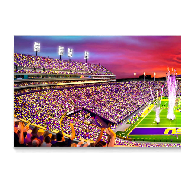 Tiger Stadium "Welcome To Death Valley" | Limited Edition - Spector Sports Art -