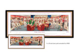 Philadelphia Phillies Dream Scene By Jamie Cooper - Spector Sports Art - 15 X 39 Lithograph / Legacy Frame | Black and Gold
