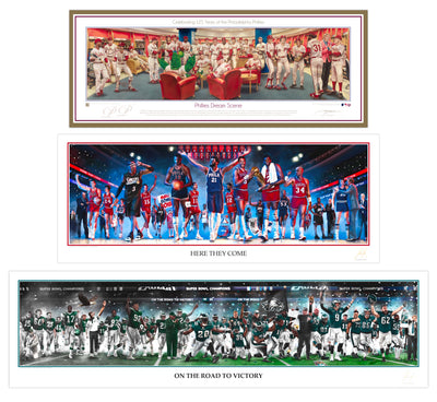 Philly Sports Legacy Collection - Spector Sports Art - Legacy Collection / Mini Lithograph / No Frame