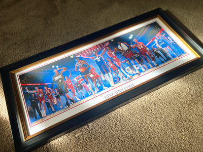 Sixers Legacy "Here They Come" - Spector Sports Art -
