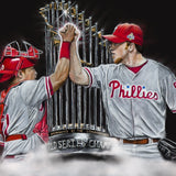 Philadelphia Phillies "Dynamic Duo" - Spector Sports Art -