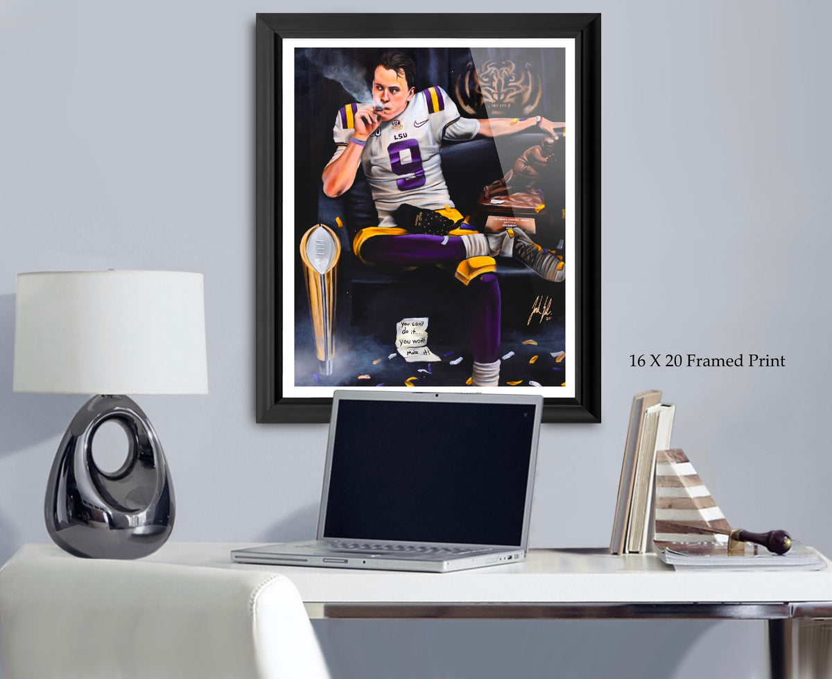 Joe Burrow “Burreaux” - Spector Sports Art -