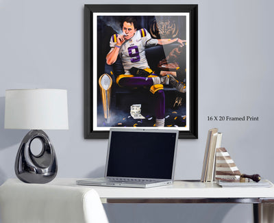Joe Burrow “Burreaux” - Spector Sports Art -