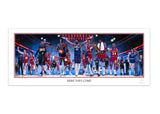 Sixers Legacy "Here They Come" - Spector Sports Art - 8 X 20 Lithograph / No Frame
