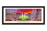 Tiger Stadium "Welcome To Death Valley" | Limited Edition - Spector Sports Art - 8 X 20 Lithograph / Legacy Frame | Black and Gold