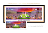 Tiger Stadium "Welcome To Death Valley" | Limited Edition - Spector Sports Art - 16 X 40 Lithograph / Legacy Frame | Black and Gold