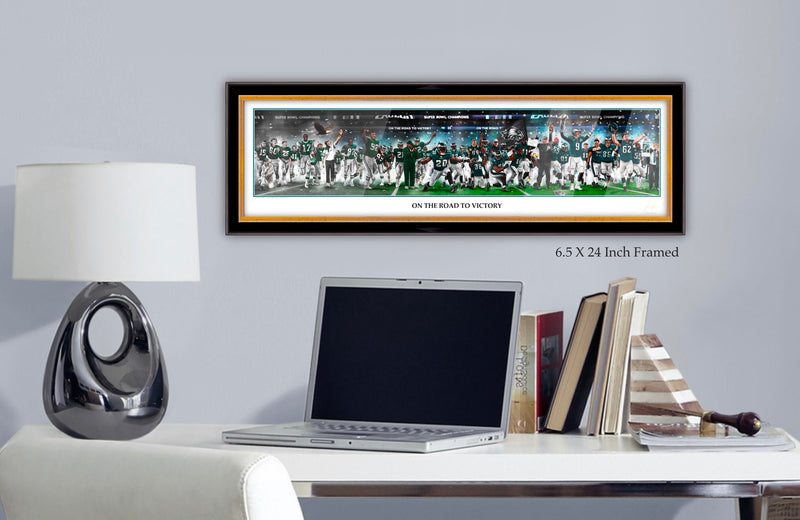 Eagles Legacy "On The Road To Victory" - Spector Sports Art -