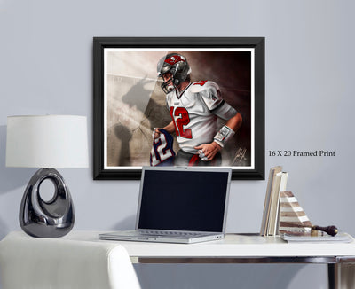 Tom Brady “GOAT” - Spector Sports Art -