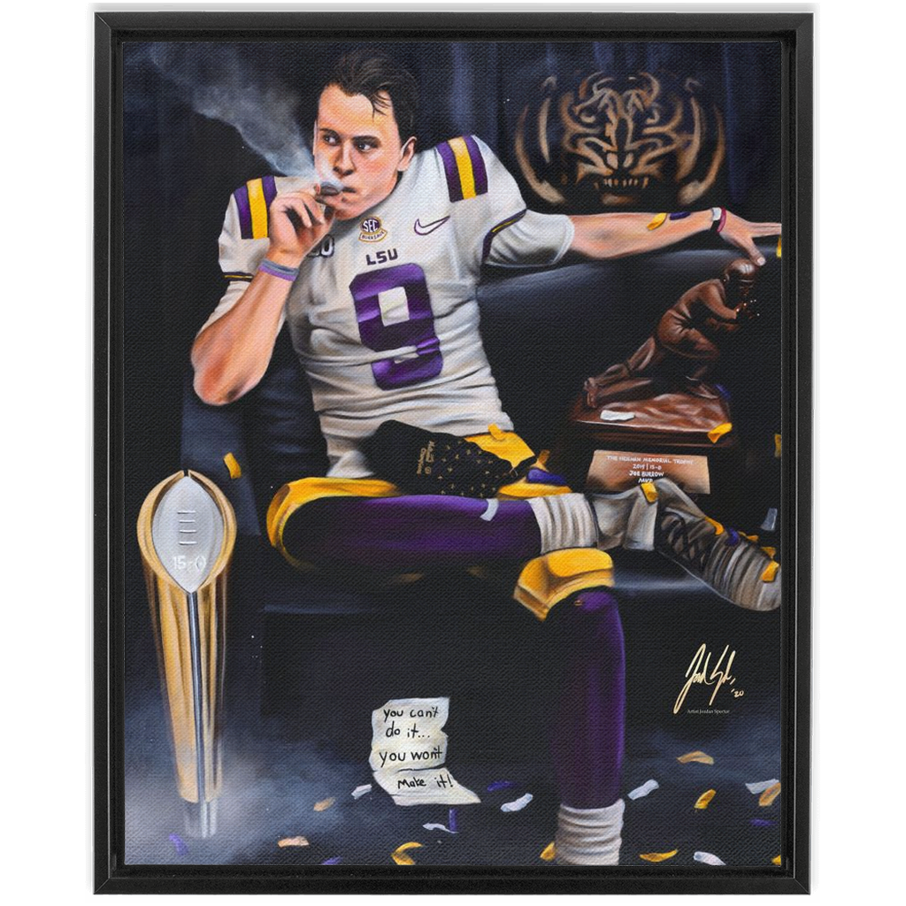 Joe Burrow Smoking Cigar Poster by Isla Dominic - Pixels Merch