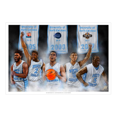 Roy Williams UNC "Point Guard Dynasty" - Spector Sports Art -