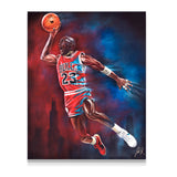 Michael Jordan “GOAT LEGACY” - Spector Sports Art - 16 X 20 Canvas / Unframed