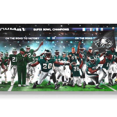 Eagles Legacy "On The Road To Victory" - Spector Sports Art -