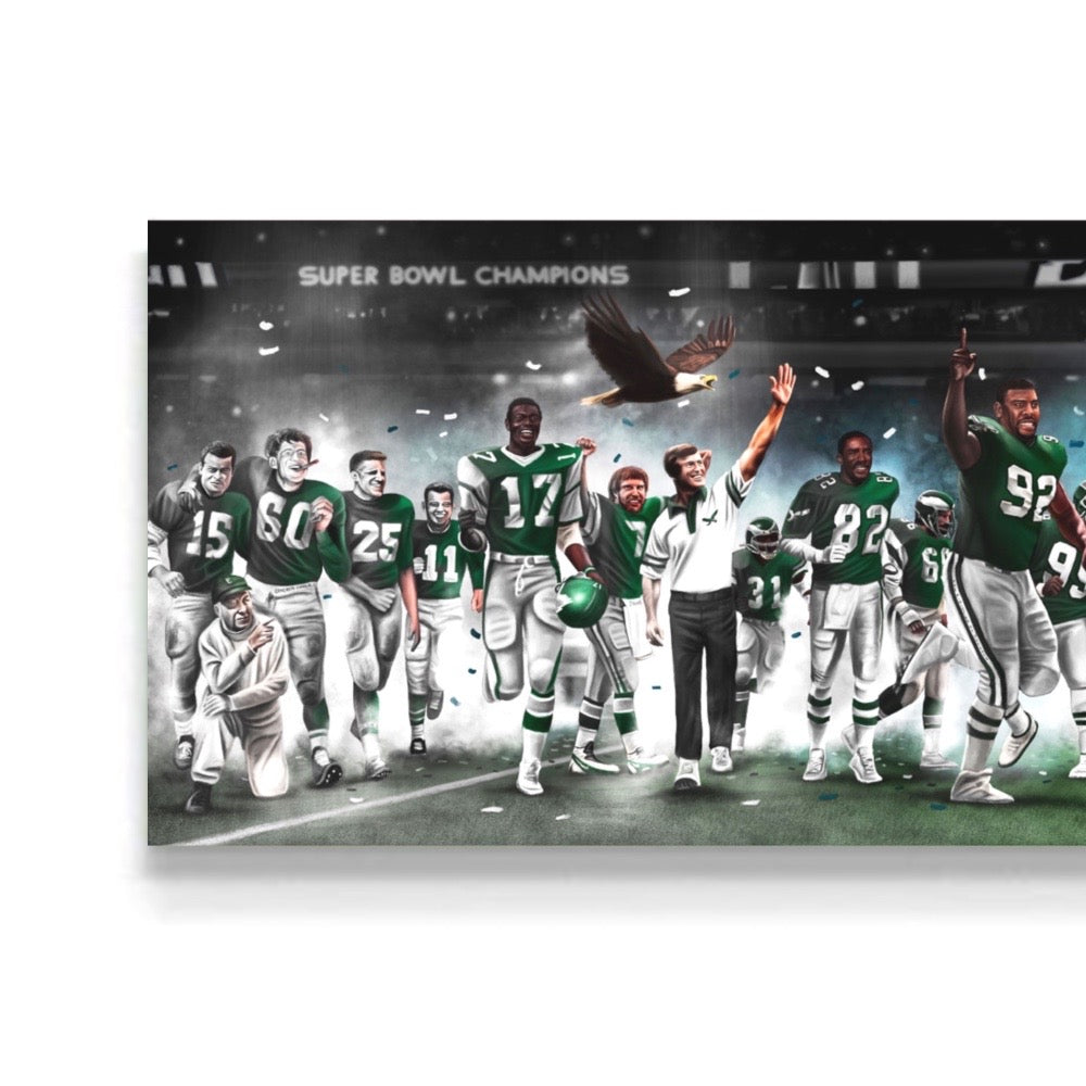 Eagles Legacy "On The Road To Victory" - Spector Sports Art -